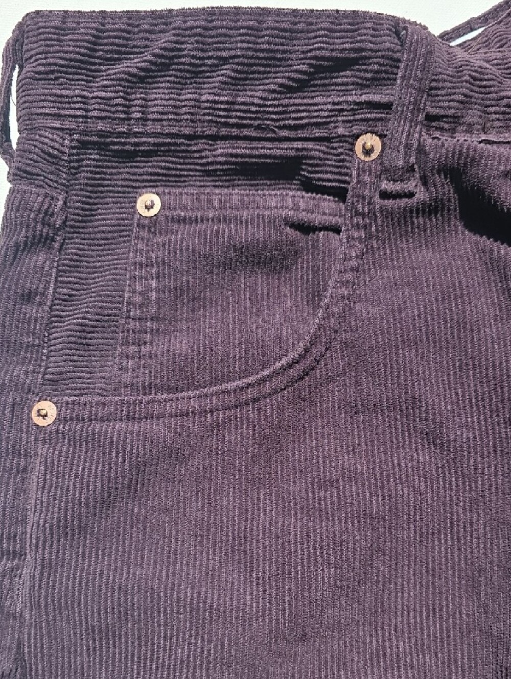 NEW $288 AGOLDE VANA FOLD WIDE LEG DK BROWN CORDUROY PANTS SIZE 29 - Picture 5 of 14